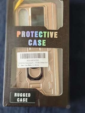 VEGO Protective Rugged Case for Z Fold 3 - Rose Gold